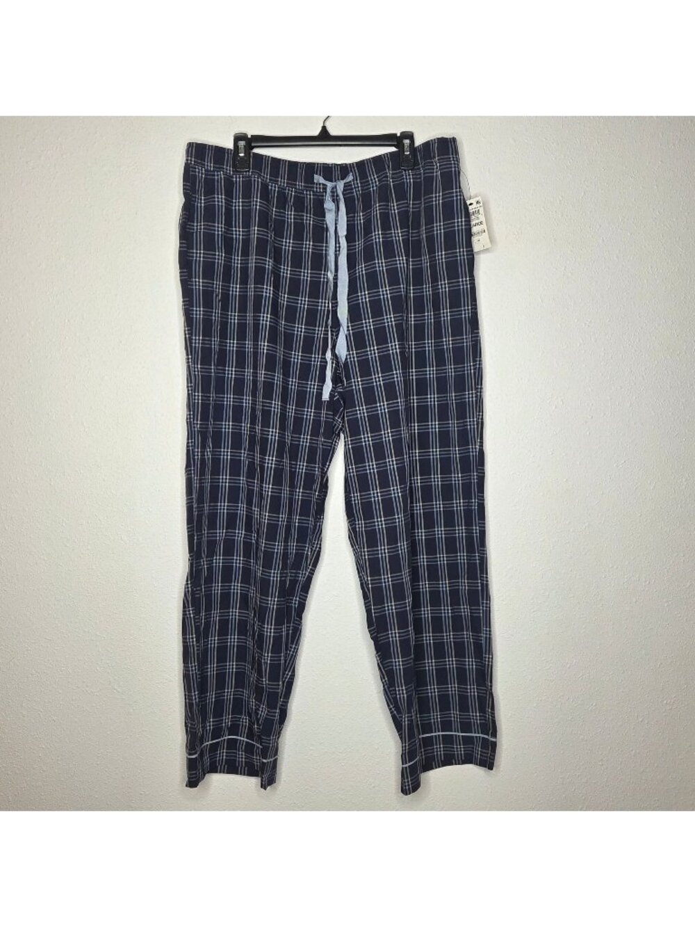 NWT State of Day Printed Poplin Pajama Pants - Offset Plaid